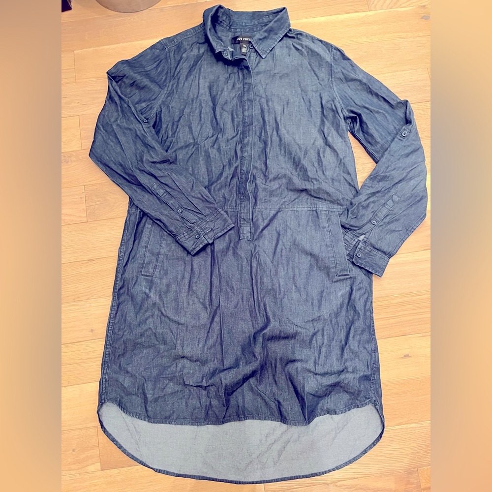 Denim look dress.  Size L.  Joe Fresh.  Great condition.